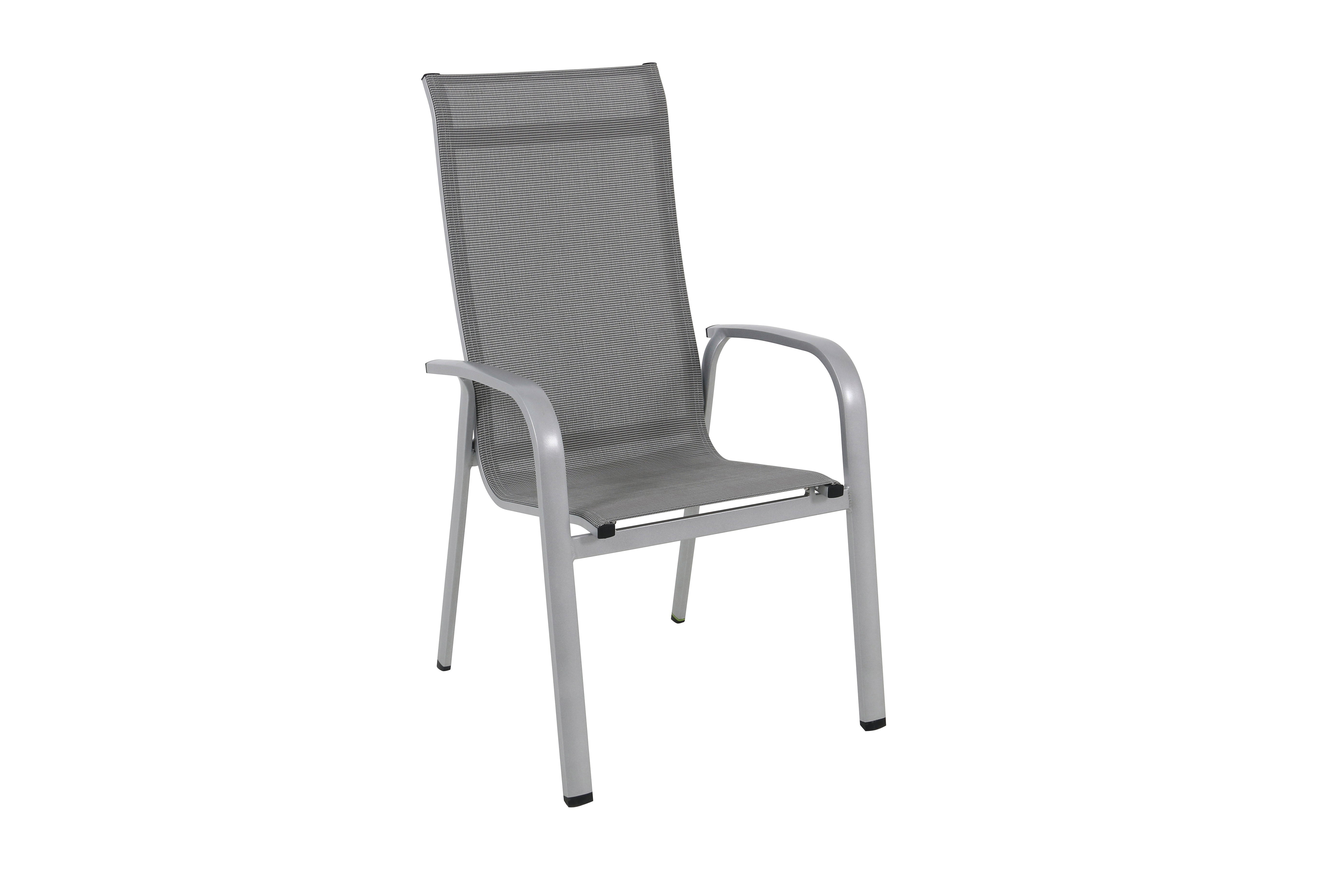 WIDOO Stacking Chair Silver