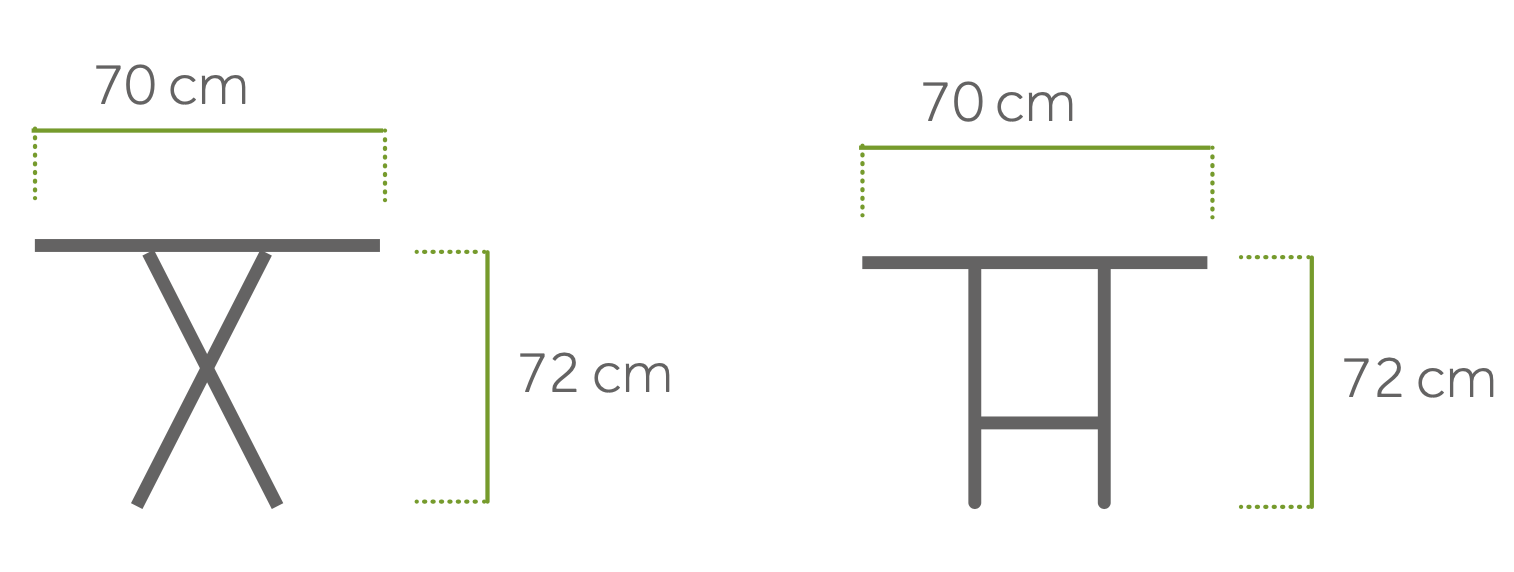 CAFÉ LATTE Folding Table